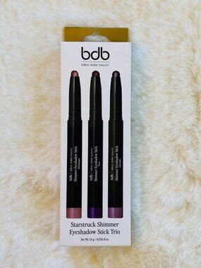 Billion Dollar Baby Starstruck Shimmer Eyeshadow Stick Trio NEW Water Resistant